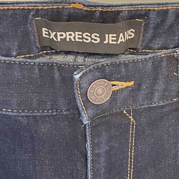 Express Barely Boot Low Rise Jeans - Picture 4 of 6
